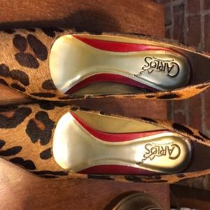 Carlos Santana Exude pony hair shoes